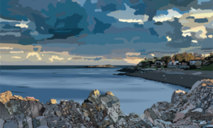 Oceanside Vector Art, Cliff Hauptman